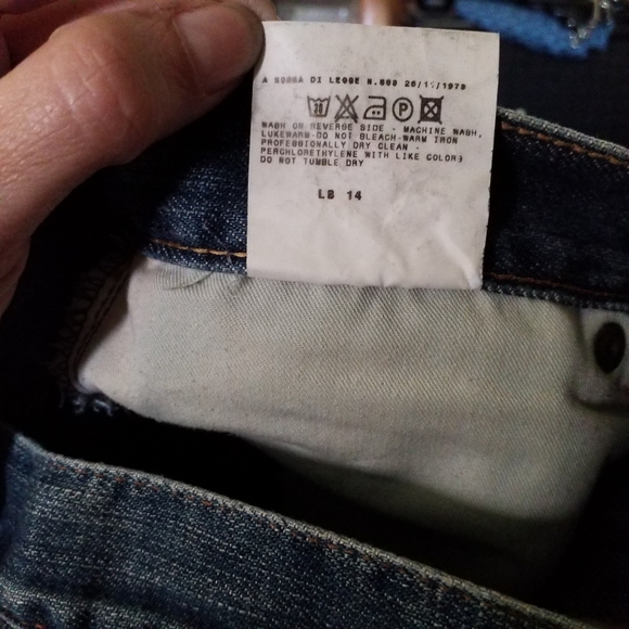 D&G Ittierre Spa Flare distressed boot cut flare leg mid rise Jeans 27 - Picture 6 of 16